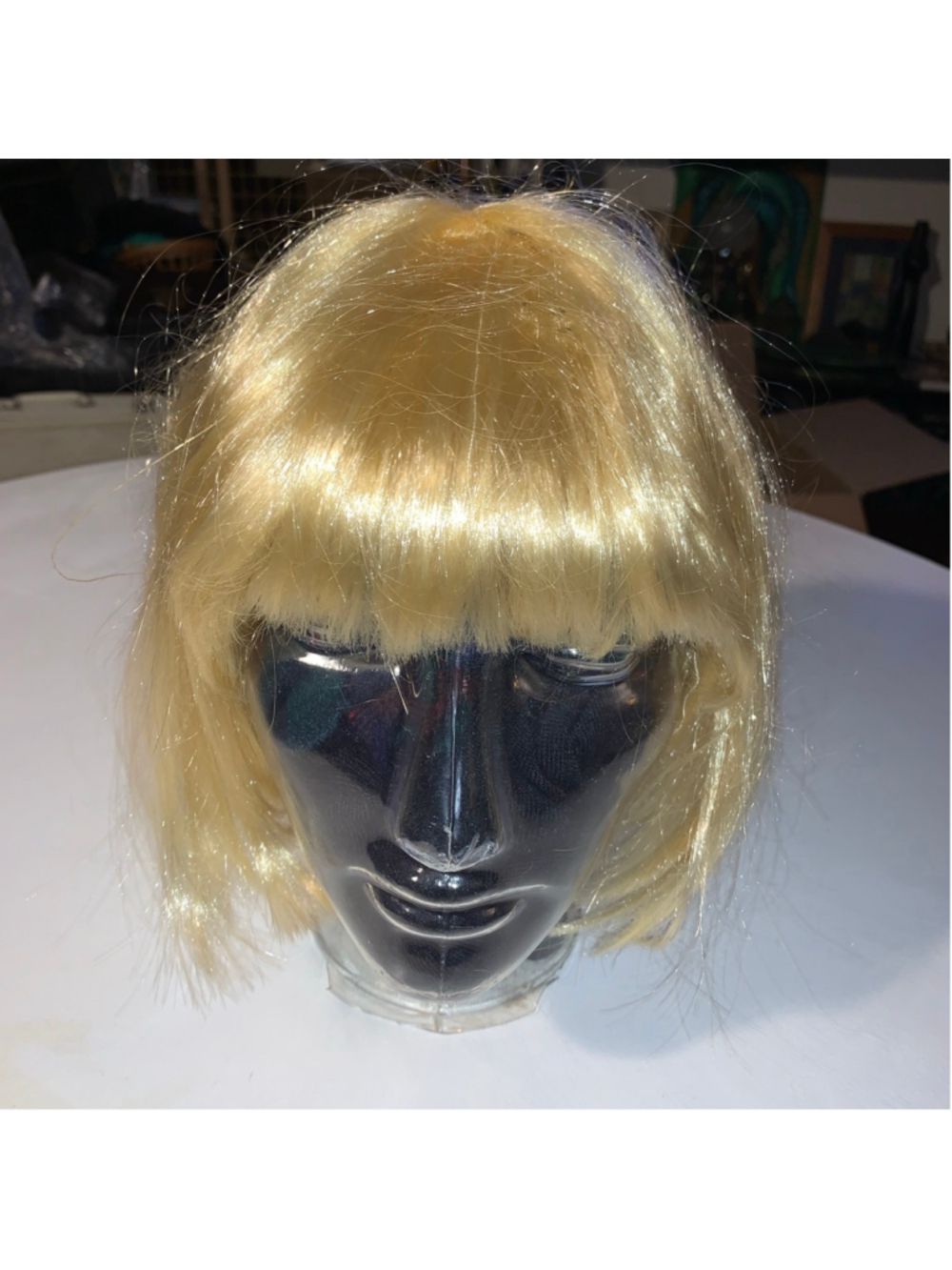 Women's Unbranded Blonde Bob Wig with Velcro headband One Size